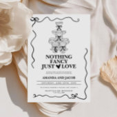 Entwicklung Nichts Extravagant nur Liebe Hochzeit Einladung