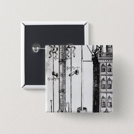 Entwicklung Roberts Boyles der Wasserpumpe Button (Vorne & Hinten)