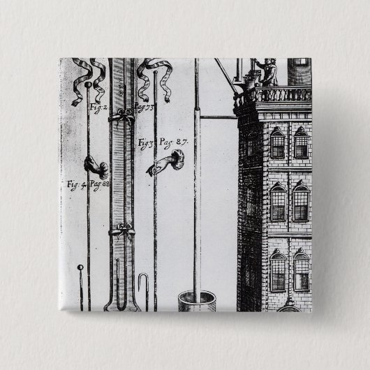 Entwicklung Roberts Boyles der Wasserpumpe Button (Vorderseite)