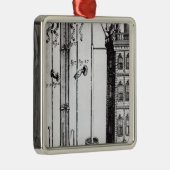 Entwicklung Roberts Boyles der Wasserpumpe Silbernes Ornament (Rechts)