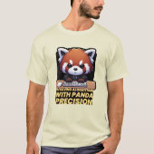 Entwicklung von Algorithmen mit Panda Precision T-Shirt (Vorderseite)