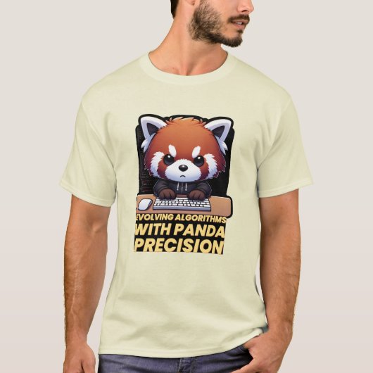 Entwicklung von Algorithmen mit Panda Precision T-Shirt (Vorderseite)