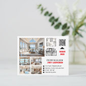 Entwicklung von Immobilien, die für Anwesen bearbe Postkarte (Stehend Vorderseite)