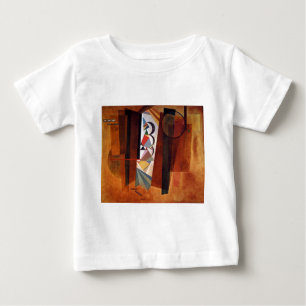Entwicklung von Kandinsky in der braun-Abstrakten Baby T-shirt