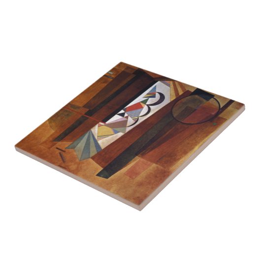 Entwicklung von Kandinsky in der braun-Abstrakten  Fliese (Seite)