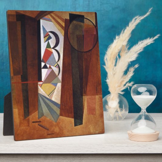 Entwicklung von Kandinsky in der braun-Abstrakten  Fotoplatte (Seite)