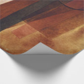 Entwicklung von Kandinsky in der braun-Abstrakten Geschenkpapier (Ecke)