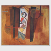 Entwicklung von Kandinsky in der braun-Abstrakten Geschenkpapier (Flach)