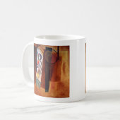 Entwicklung von Kandinsky in der braun-Abstrakten Kaffeetasse (Vorderseite Links)