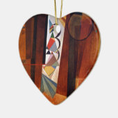 Entwicklung von Kandinsky in der braun-Abstrakten Keramik Ornament (Links)