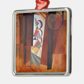 Entwicklung von Kandinsky in der braun-Abstrakten  Ornament Aus Metall (Links)