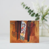 Entwicklung von Kandinsky in der braun-Abstrakten Postkarte (Stehend Vorderseite)