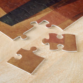 Entwicklung von Kandinsky in der braun-Abstrakten Puzzle (Seite)