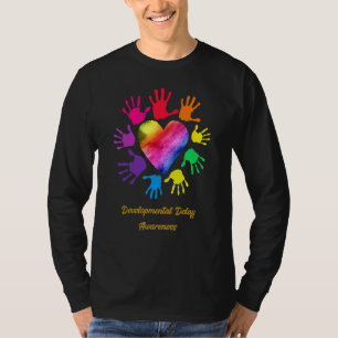 Entwicklungs-verzögerungs-Sensibilisierungshandes T-Shirt