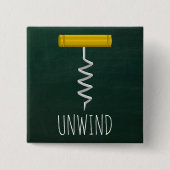 Entwind Corkschraube Spaß Button (Vorderseite)