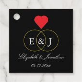 Entwined Rings Wedding Geschenkanhänger (Vorderseite)