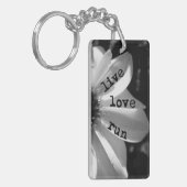 Entwirft LiveLiebe Laufschlüsselkette durch Vetro Schlüsselanhänger (Vorderseite links)