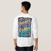 Entwirren Sie Ihre Rätsel Sweatshirt (Schwarz voll)