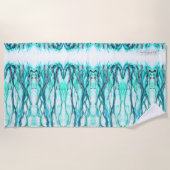 "Entwirrt in der Linie" Badetuch (Vorderseite)