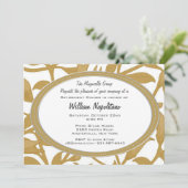 Entwirrte Ruhestands-Abendessen-Einladung Einladung (Stehend Vorderseite)