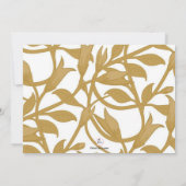 Entwirrte Ruhestands-Abendessen-Einladung Einladung (Rückseite)