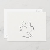 entwöhnt postkarte (Vorne/Hinten)