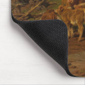 Entwöhnung der Kälber (Rinderzucht) Mousepad (Ecke)