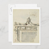 Entworfen für einen Kamin (Stift & Tinte) und wurd Postkarte (Vorne/Hinten)