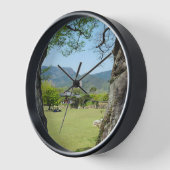 Entworfen mit einem Foto von Südkorea, Black W Uhr (Winkel)