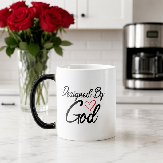 Entworfen von Gott Morphing Tasse 11 oz.
