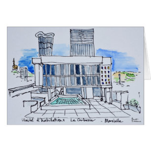Entworfen von Le Corbusier   Marseille, Frankreich