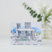 Entworfen von Le Corbusier | Marseille, Frankreich Postkarte (Stehend Vorderseite)