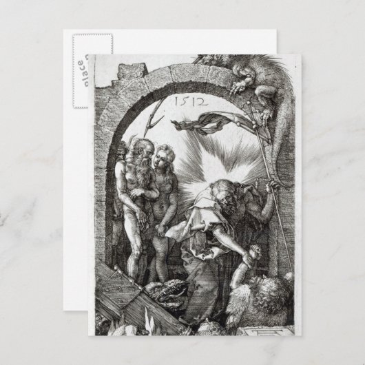 Entwürdigung der Hölle oder Christi Postkarte (Vorne/Hinten)