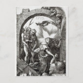 Entwürdigung der Hölle oder Christi Postkarte (Vorderseite)