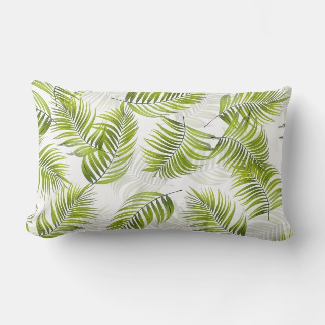 Entwurf 150 Palm-Blätter Lendenkissen (Vorderseite)
