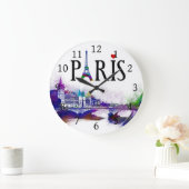 Entwurf 177 Paris Frankreich Große Wanduhr (Zuhause)