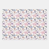 Entwurf 1 der Unterwasserfarben-Zusammenstellung Geschenkpapier Set (Vorderseite 2)