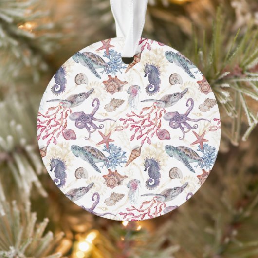 Entwurf 1 der Unterwasserfarben-Zusammenstellung Ornament (Baum)