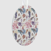 Entwurf 1 der Unterwasserfarben-Zusammenstellung Ornament (Vorderseite)