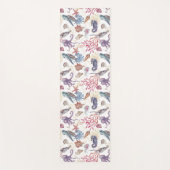 Entwurf 1 der Unterwasserfarben-Zusammenstellung Yogamatte (Vorderseite)