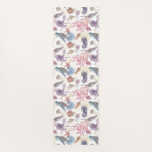 Entwurf 1 der Unterwasserfarben-Zusammenstellung Yogamatte (Rückseite)