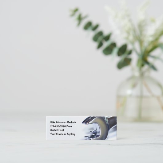 Entwurf 4 mini visitenkarte (Stehend Vorderseite)