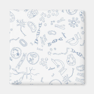 Entwurf biologischer wissenschaftlicher Diagramme Magnet