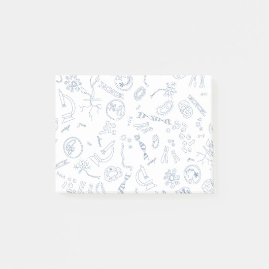 Entwurf biologischer wissenschaftlicher Diagramme Post-it Klebezettel (Vorderseite)