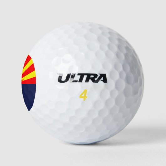 Entwurf der ARIZONA-Flagge - Golfball (Logo)