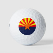 Entwurf der ARIZONA-Flagge - Golfball (Vorderseite)