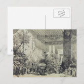 Entwurf der Bühne für den endgültigen Rechtsakt Postkarte (Vorne/Hinten)