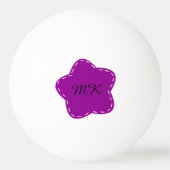 Entwurf der ersten Blume Tischtennisball (Rückseite)