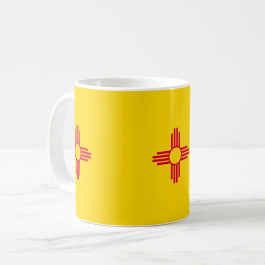 Entwurf der Fahne des Staates Mexiko Kaffeetasse (Vorderseite Links)