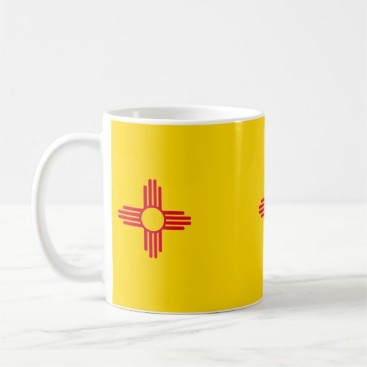 Entwurf der Fahne des Staates Mexiko Kaffeetasse (Links)